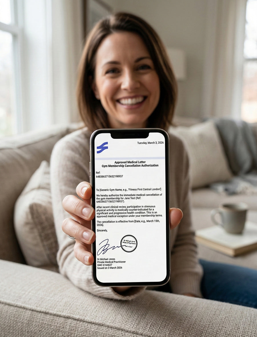 Medical certificate example