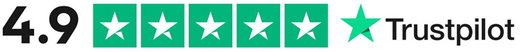Excellent 4.9 out of 5 on Trustpilot